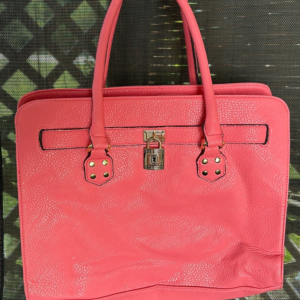 Pink handbag